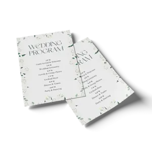 Wedding Programs