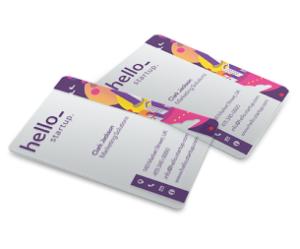 Cartes de visite en plastique PVC transparentes, disponibles chez Helloprint au meilleur prix