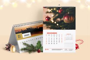 Gepersonaliseerde kalenders afdrukken, ze zijn het perfecte nieuwjaarscadeau voor professionals.