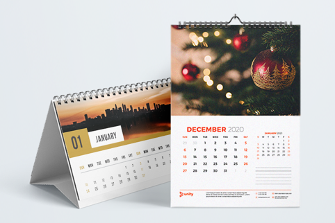 Print personalised calendars, they make the perfect new year gift for professionals