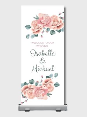 Roll-up pour mariage