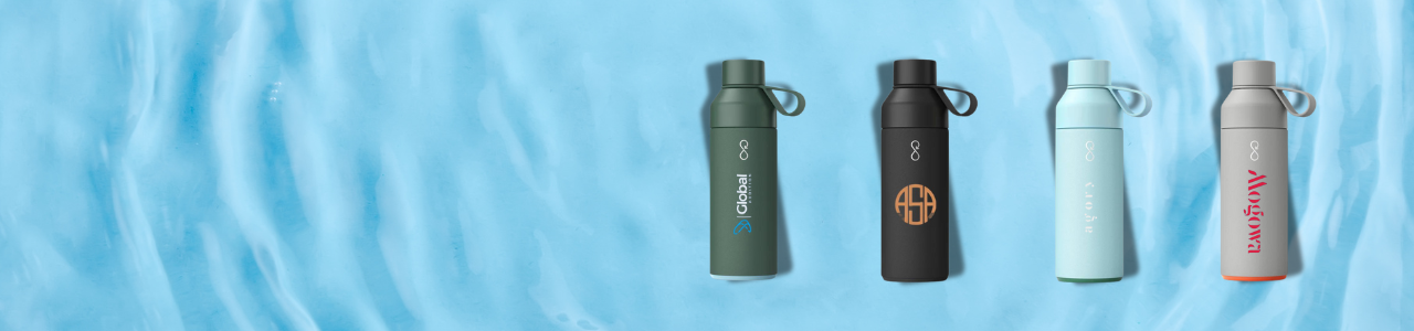 Bedrukte Ocean Bottles met logo