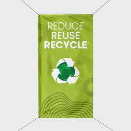 standing Eco-Friendly Banner