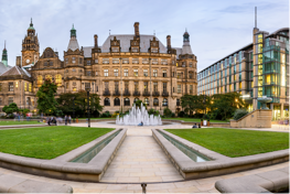An image of Sheffield, a city in the UK, where people can order cheap print online with ease at Helloprint