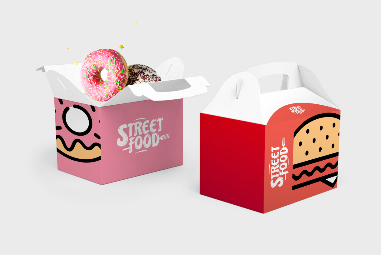 Draagbare voedselverpakkingen