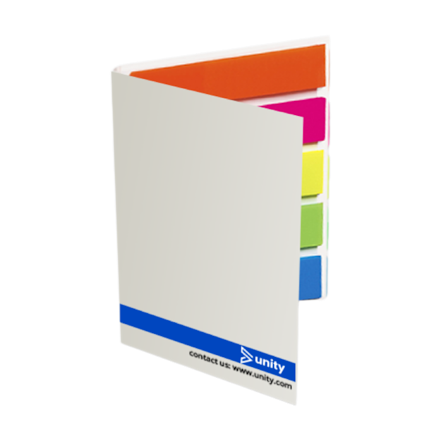 Indicatori di pagina con copertina stampata