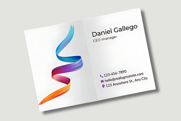 Gevouwen visitekaartjes