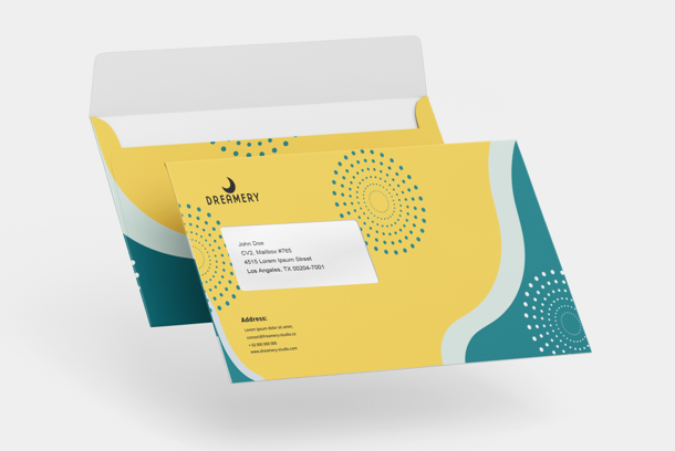 Volledig bedrukte enveloppen