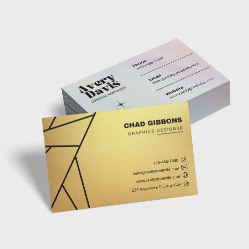 Business Cards with Special Paper Materials