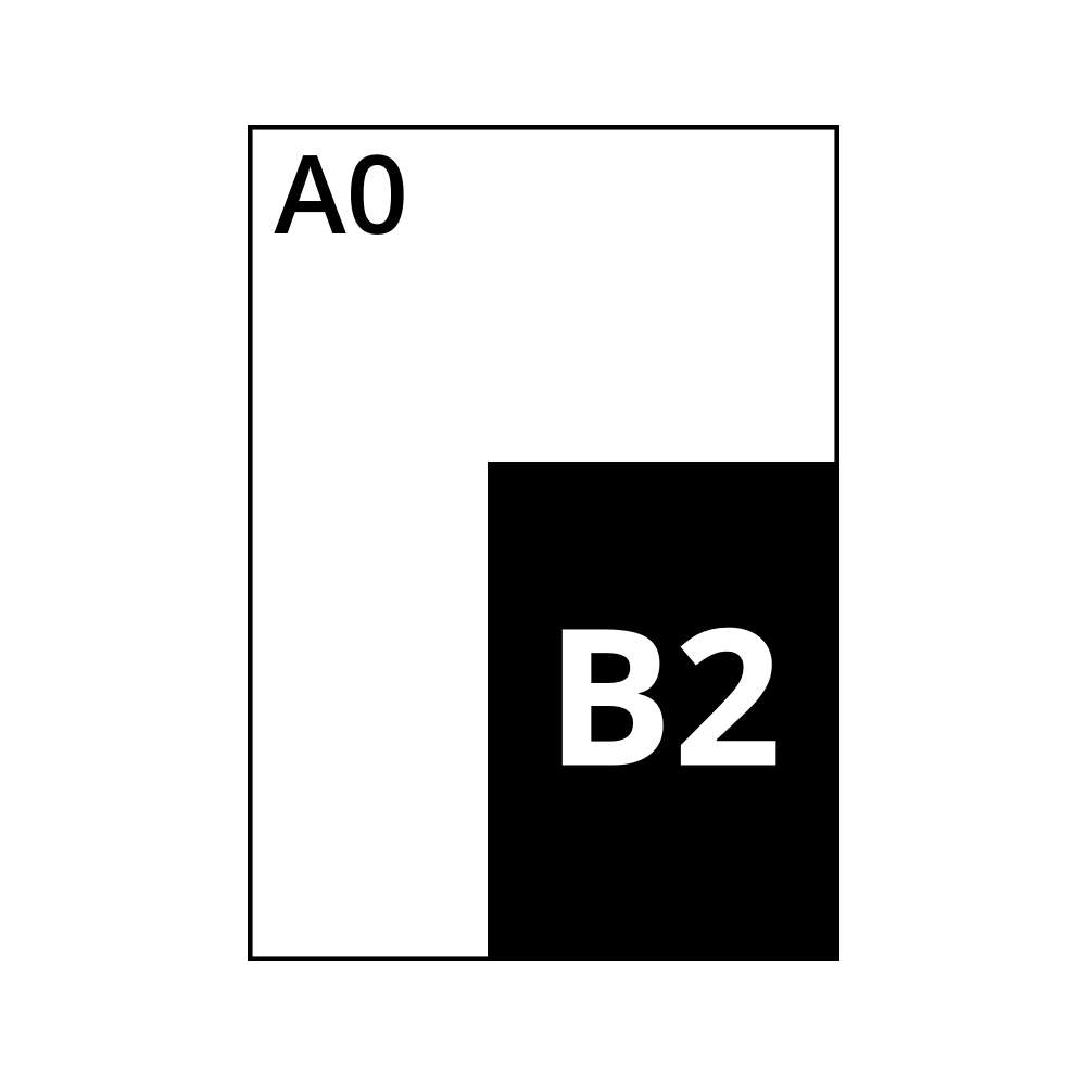 B2 (500 x 700 mm)