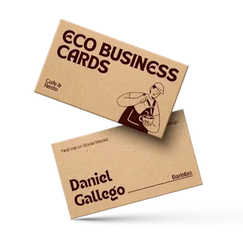 Recyclingpapier Visitenkarten