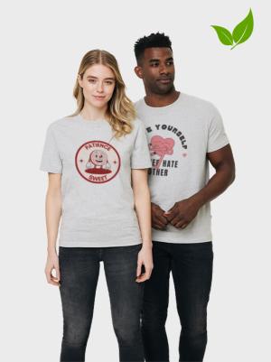 T-shirt en coton recyclé non teint