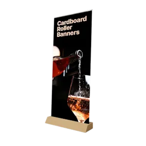 Kakémono roll-up carton recyclé