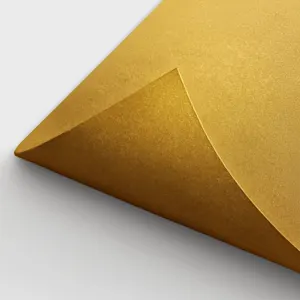 Flyer en papier Or métallisé