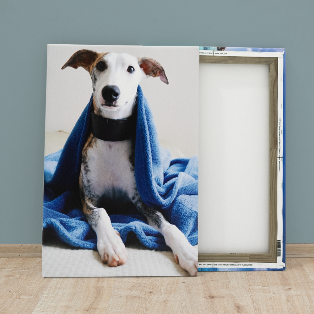 Foto op canvas voor buiten