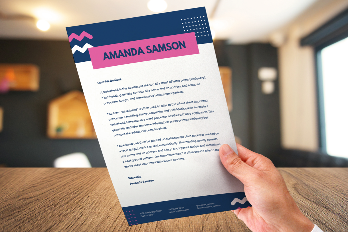 Persoonlijk briefpapier