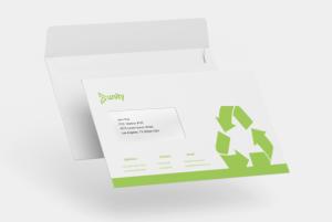 Enveloppes en papier recyclé