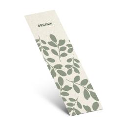 Recycled paper eco friendly bookmarks, available at uprint.be