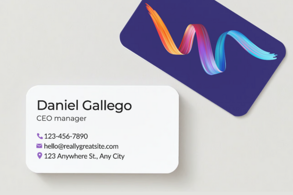 Ronde visitekaartjes