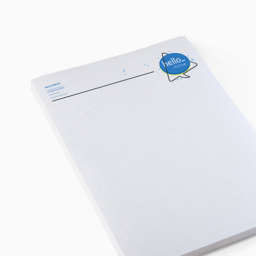 Cheap letterheads in recycled paper with Helloprint. Learn more about us and order print online.