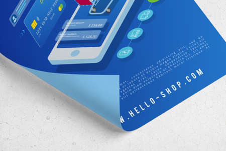 Cheap Blueback Poster Printing all over the UK | Free delivery and 100% satisfaction guarantee for all personalised posters with Helloprint