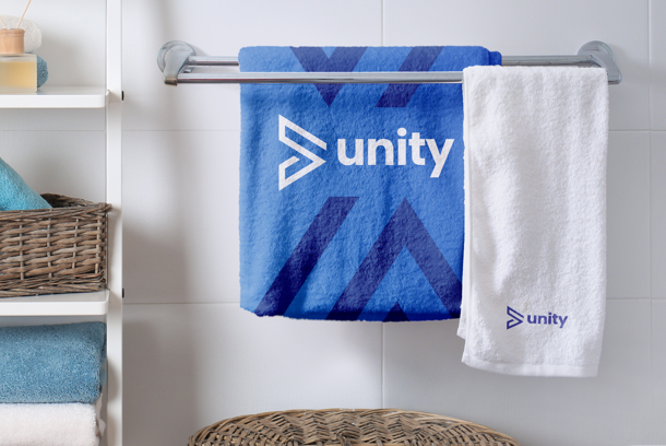 Towels picture in setting