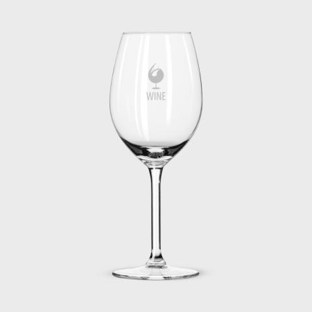 Wit wijnglas ovaal