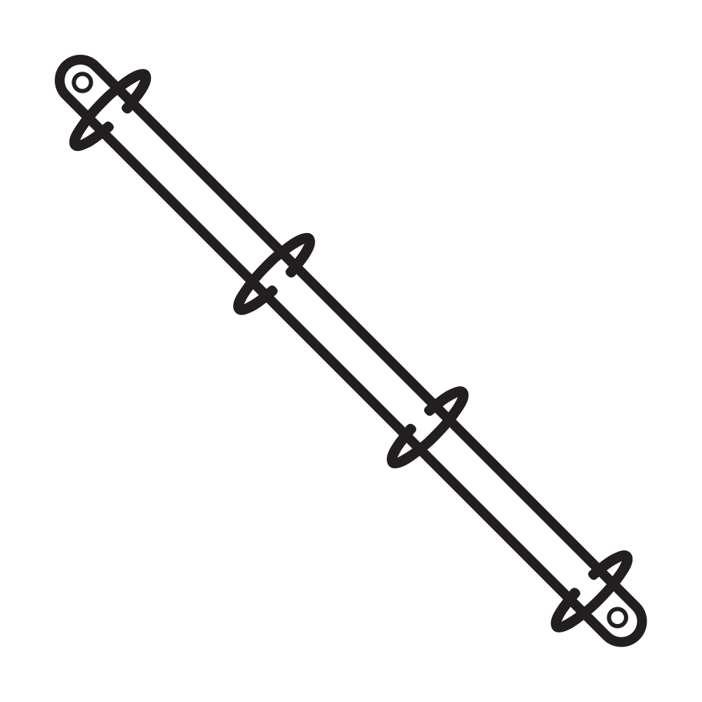 Archivador con 4 anillas