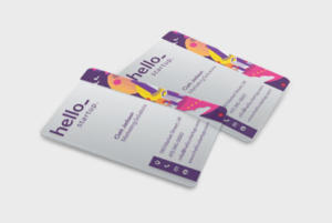 PVC Business Cards transparent