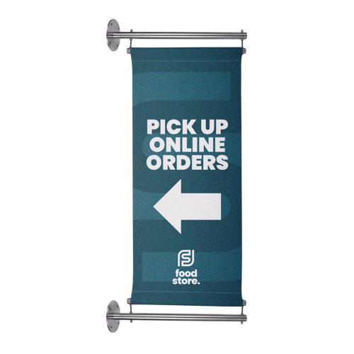 Pick up online orders wallbanner