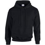 Loose fit gildan hoodie icon black Helloprint