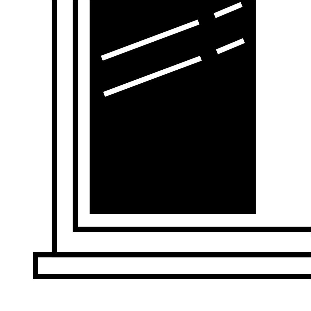 Innen klebend<br>Sichtbar außen