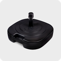 Black parasol base