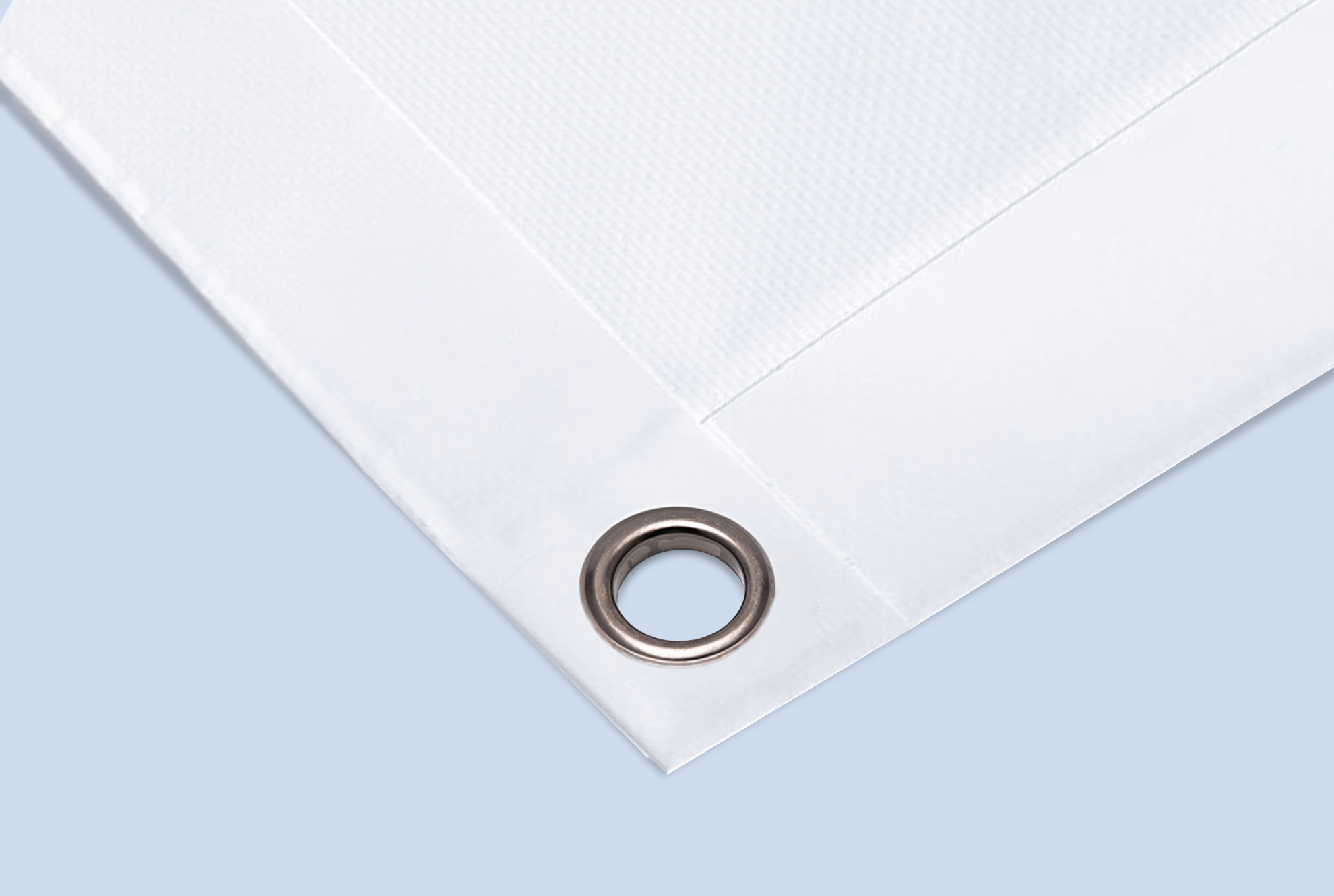 Anillado en las esquinas con dobladillo