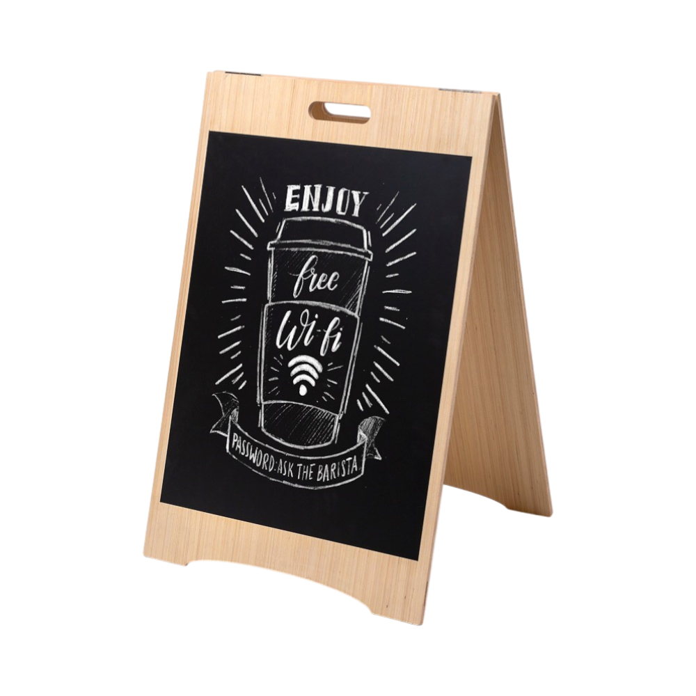 Träkrita A-tavla ekonomi