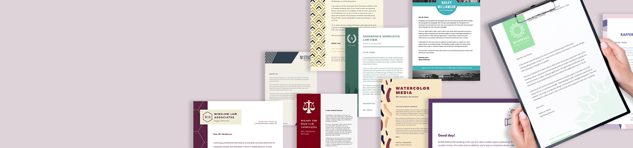 Gratis briefpapier templates