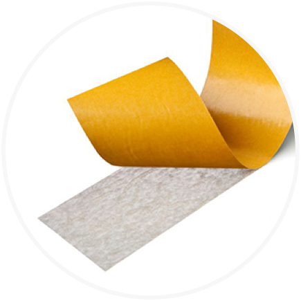 Double sided tape <br> No cut-in