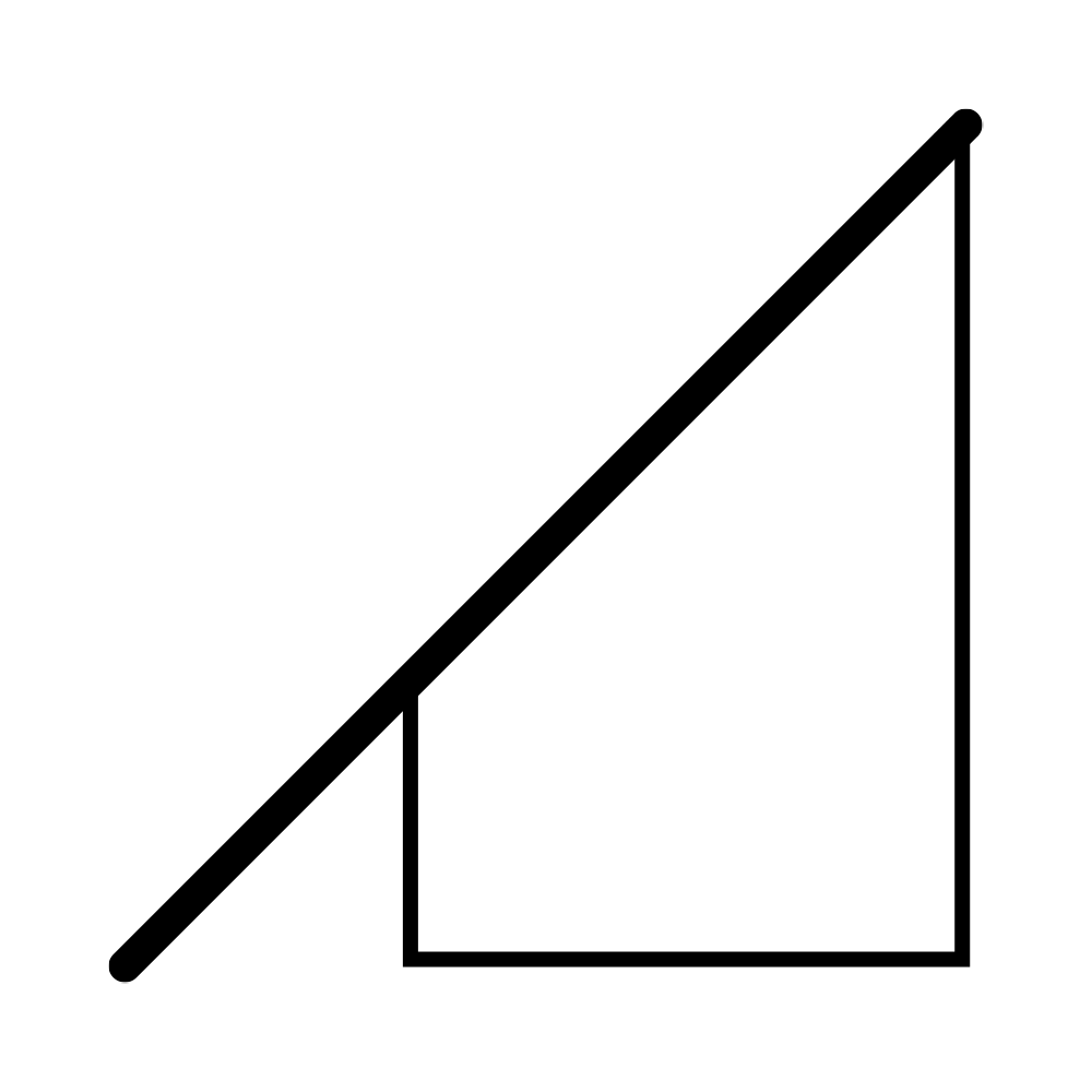 À gauche du mât (bâbord)