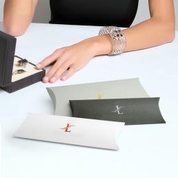 personalización de Caja de regalo tipo almohada de lujo