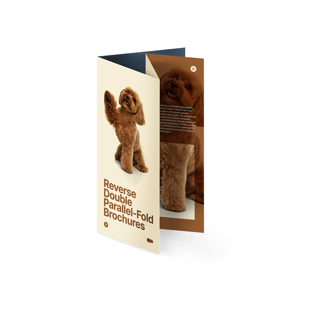 Reverse Double Parallel-Fold Brochures