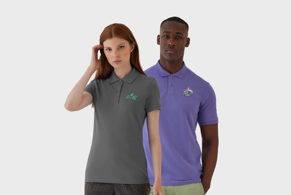B&C Sustainable Kortärmad Polo