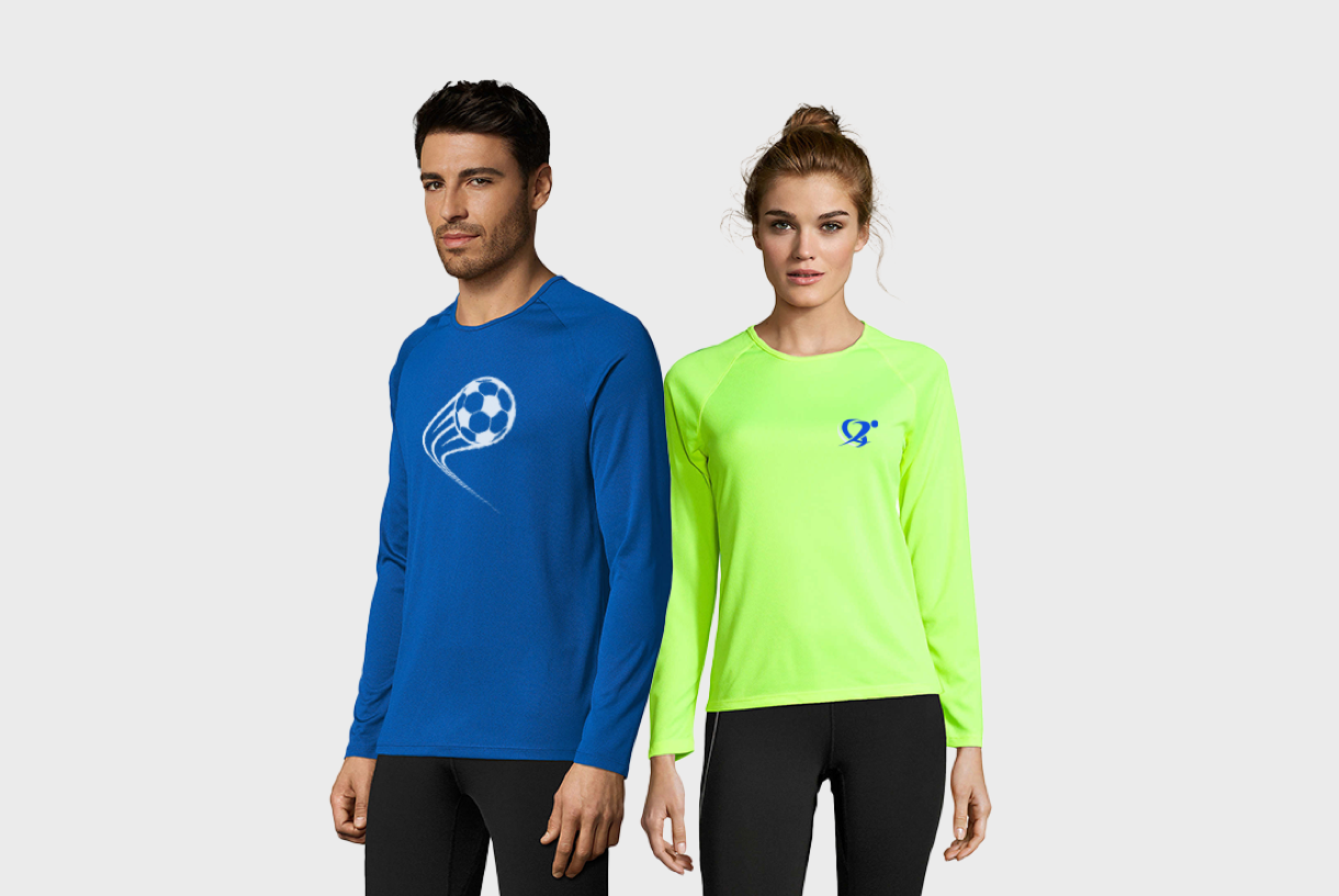 Sportshirt met lange mouwen