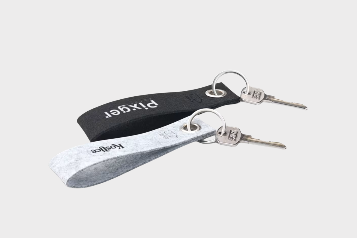 RPET Felt Keyring