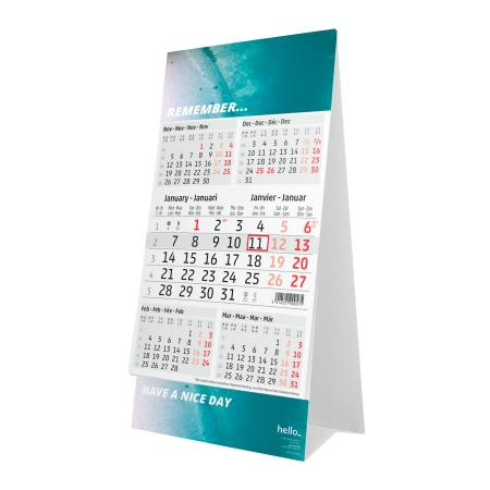 Hoge kwaliteit 5 maanden print bureaukalender beschikbaar op Drukzo in eigen huisstijl voor een lage prijs.