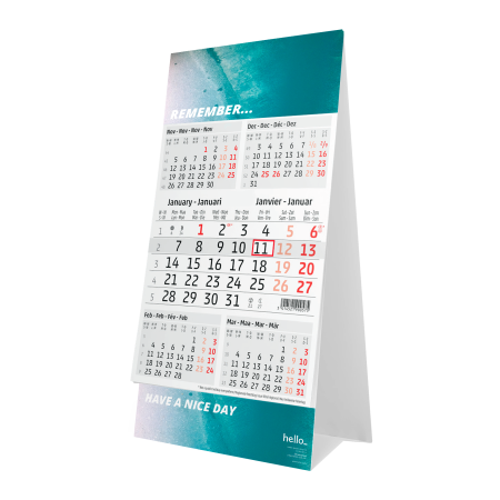 5 Monats Tischkalender Drucken Helloprint
