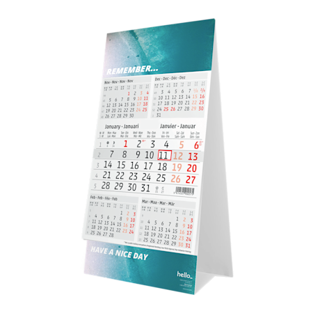 5 Monats Tischkalender Drucken Helloprint