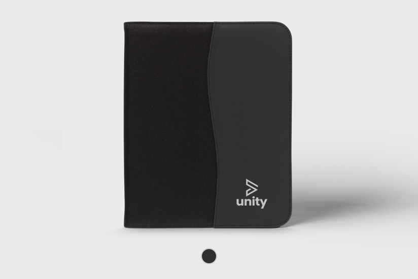 High quality conference folders personalised with your company logo - available online at Helloprint