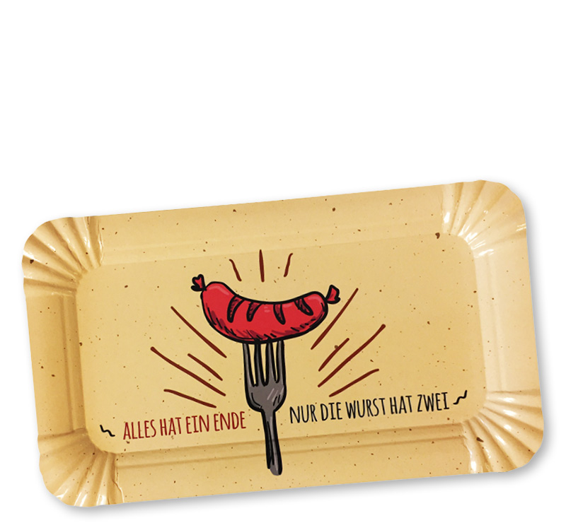 A rectangular printed paper plate available at Helloprint with personalised printing options for a cheap price