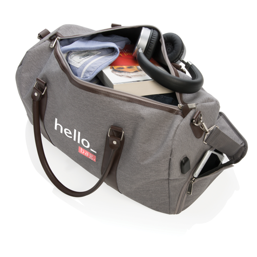 Weekend Bag with USB Output, Logo Printing at Helloprint
