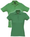 Bedrucke grüne Poloshirts bei PingoPrint.de mit Deinem Design online. Für Mann und Frau geeignet.